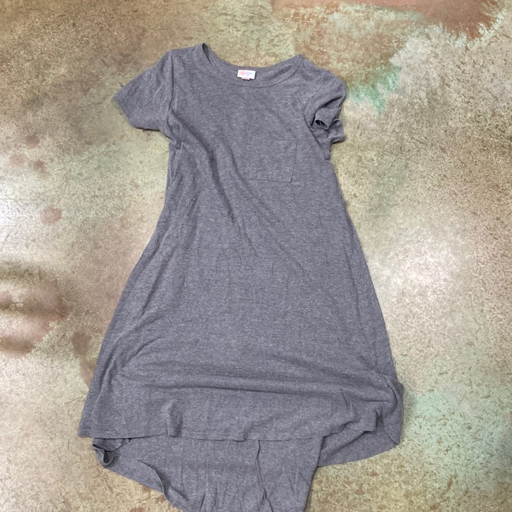 Lularoe xs solid grey Carly